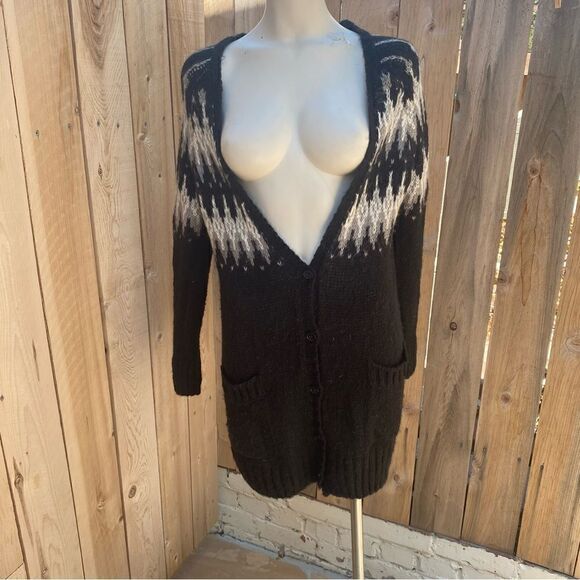 Mango long oversized cardigan knit sweater size XS - Picture 1 of 7